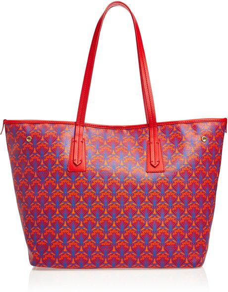 Liberty London Red Little Marlborough Small Tote Bag in Red | Lyst