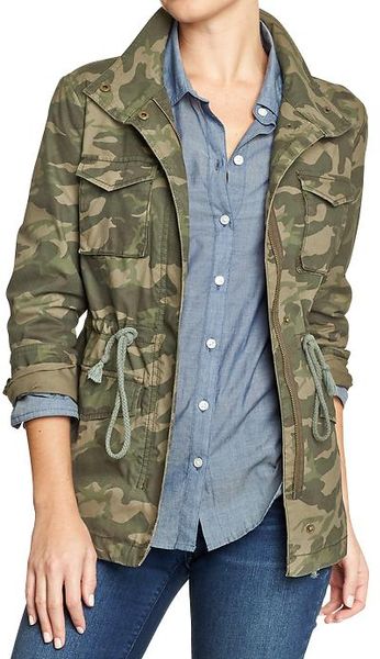 Old Navy Camo Surplus Jacket in Green (Army Camo) | Lyst