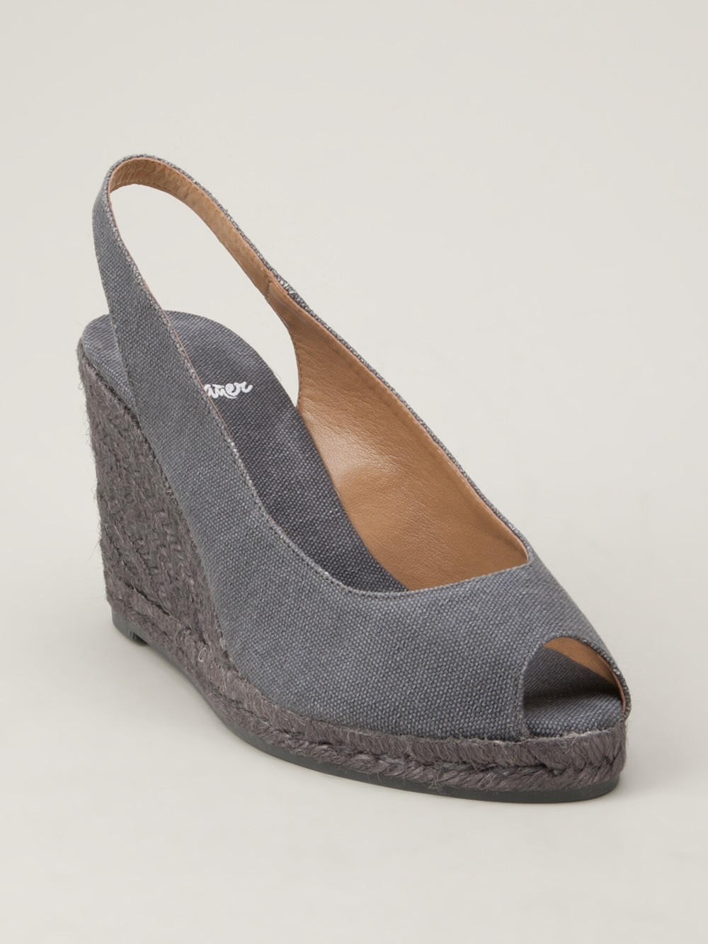 Castaner Wedge Espadrille in Gray Lyst