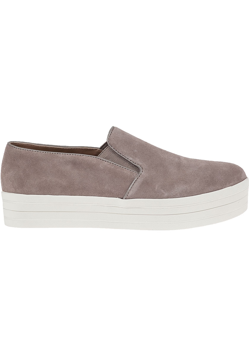 Steve Madden Buhba Platform Sneaker Taupe Suede in Brown (Taupe Suede ...