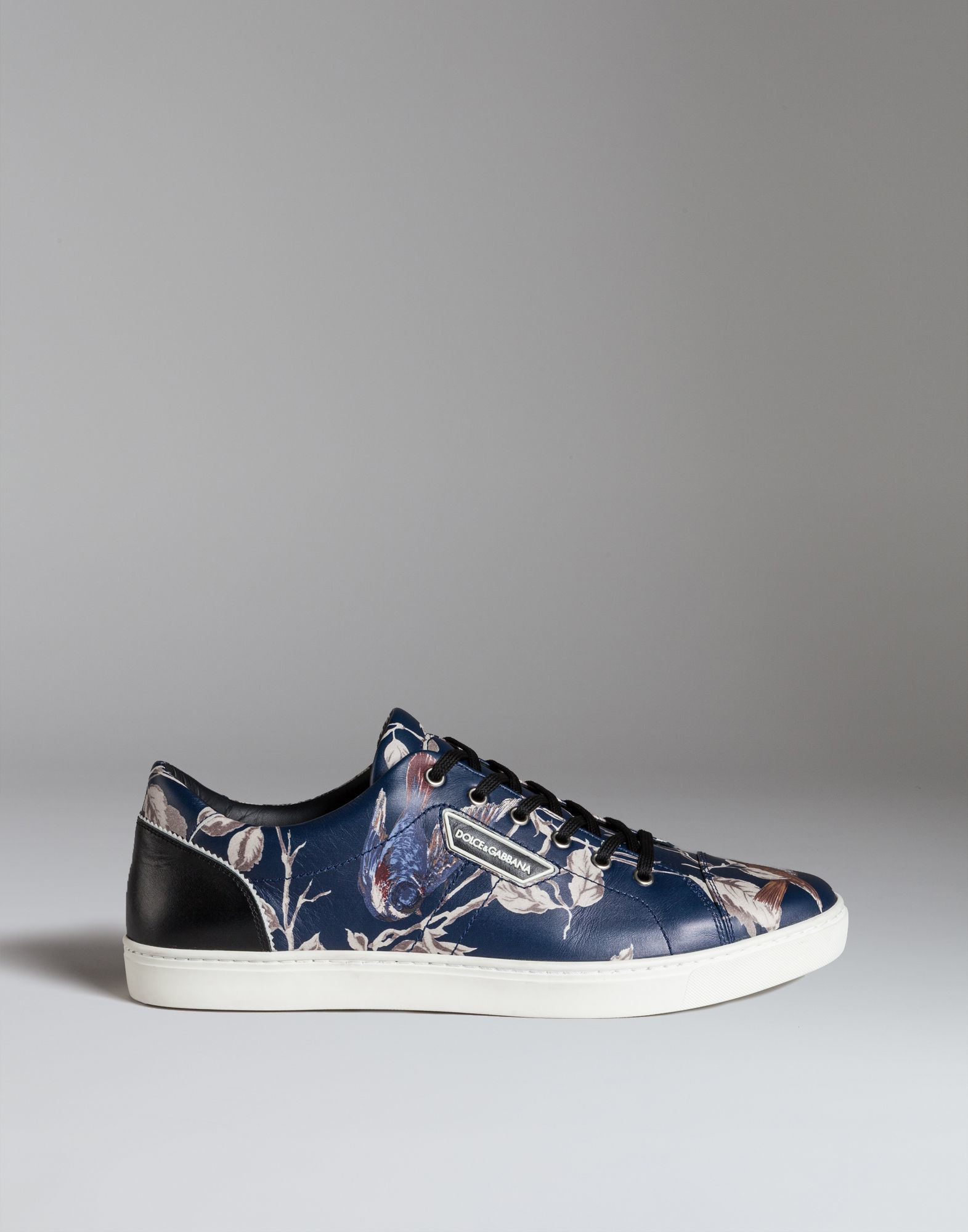 Lyst - Dolce & Gabbana Sneakers In Printed Leather in Blue for Men