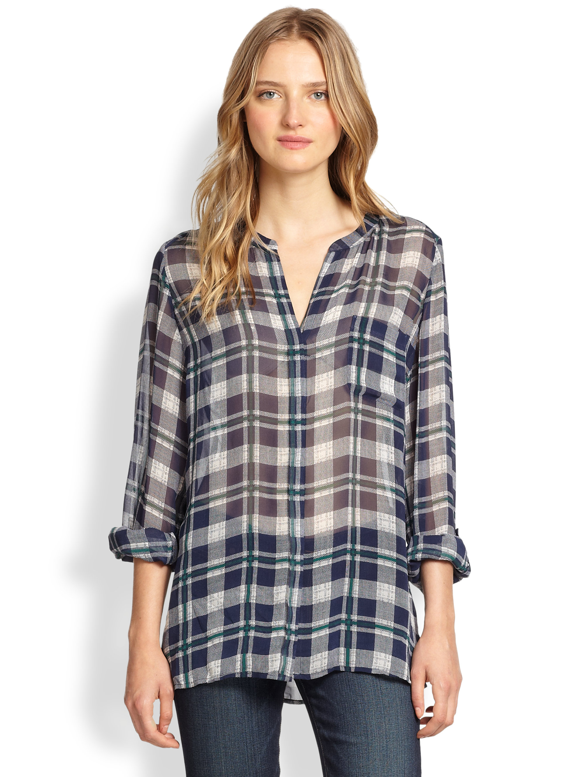 joie plaid shirt