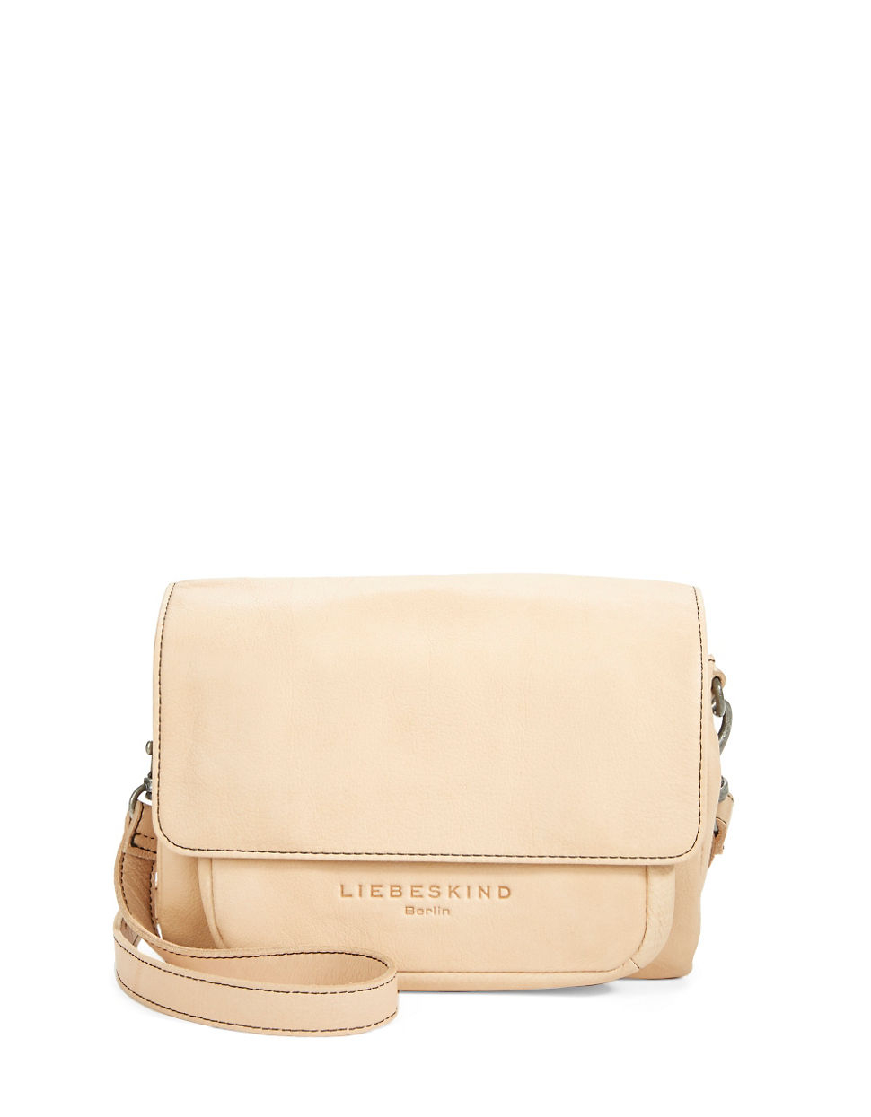 Lyst Liebeskind Berlin Calista Leather Crossbody Bag In Natural Gallery