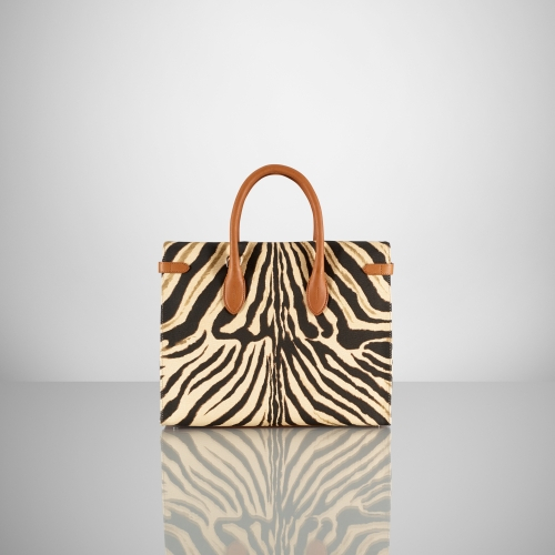 ralph lauren zebra bag