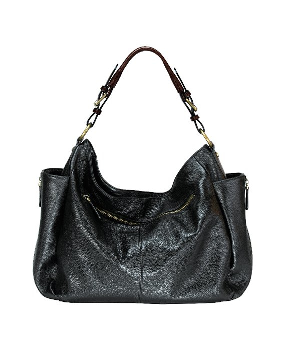 Mofe Rhapsodic Pebble Leather Hobo-style Shoulder Bag With Padded Top ...