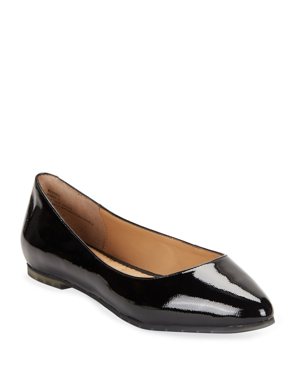 Lyst - Me Too Aimee Patent Leather Flats in Black