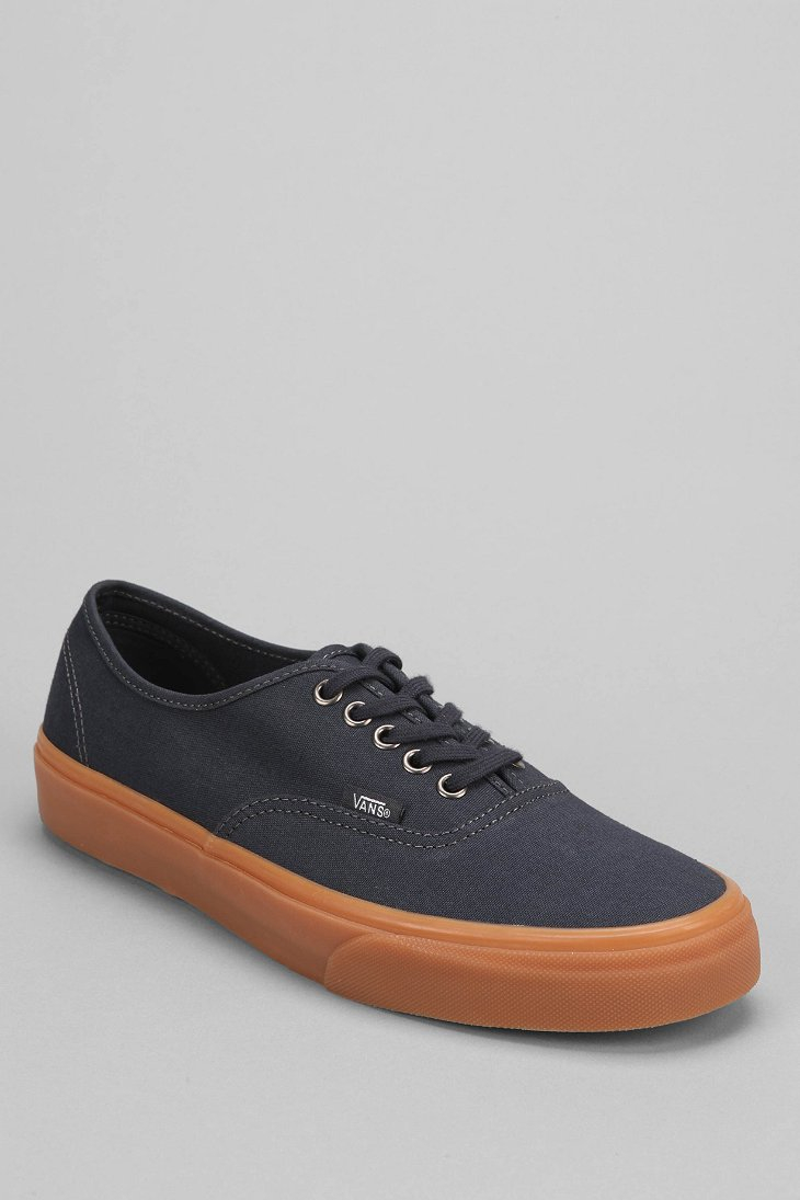 Vans Authentic Gum Sole Sneaker in Blue for Men | Lyst