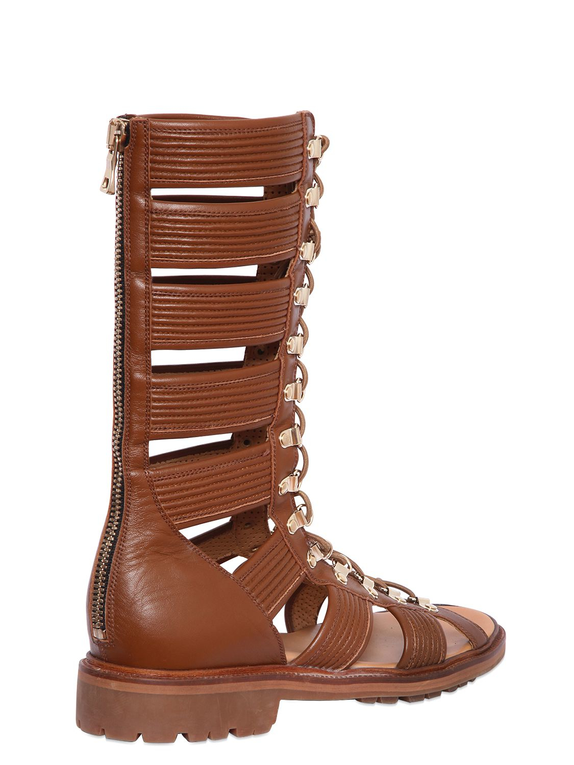 balmain gladiator sandals