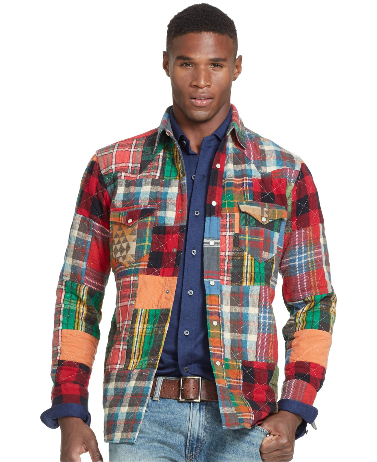 polo ralph lauren slim fit denim shirt