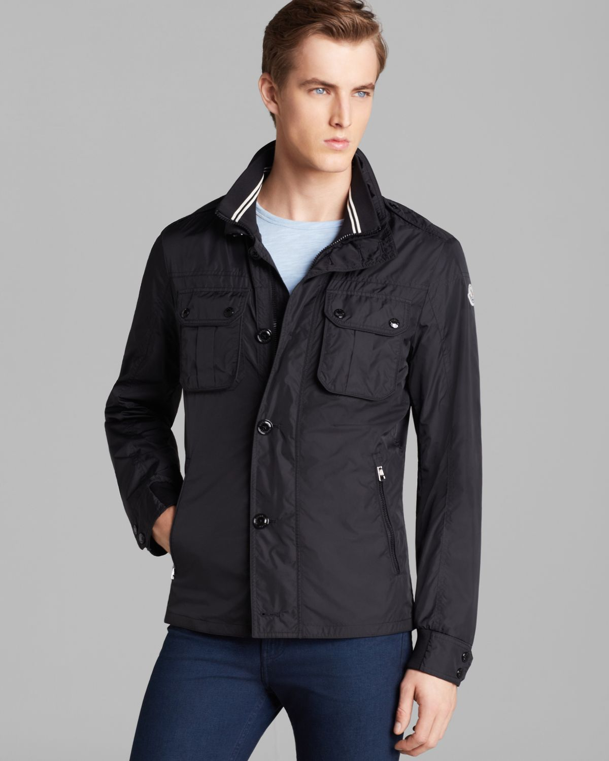 Lyst - Moncler Mate Utility Jacket in Black for Men