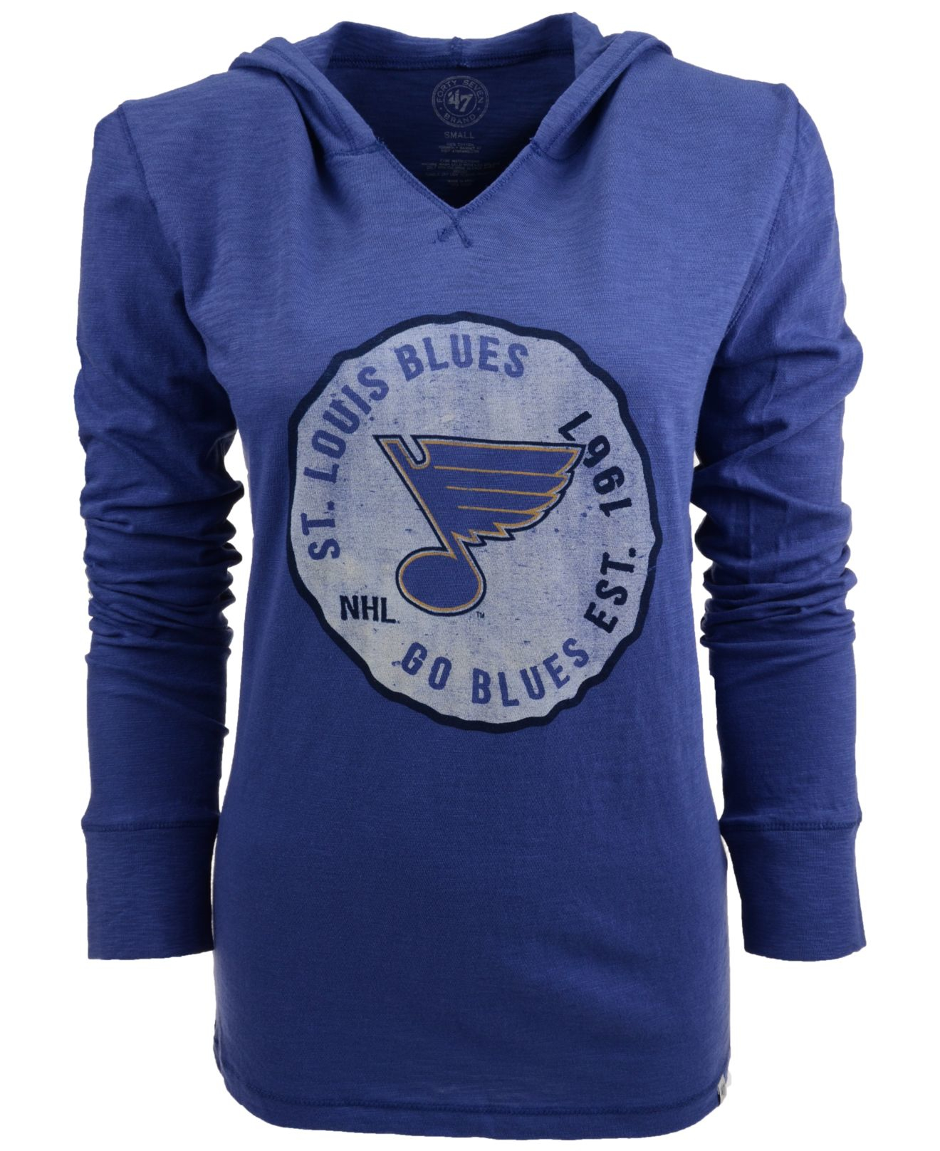 47 brand Women&#39;s St. Louis Blues Primetime Hoodie in Blue | Lyst