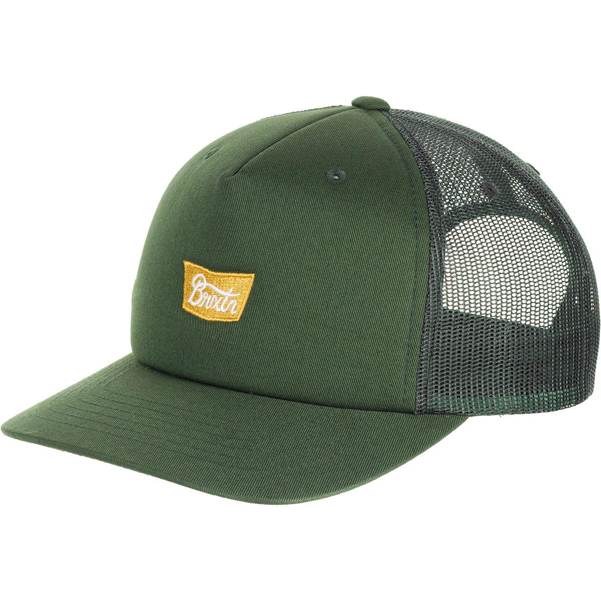 Brixton Cotton Stith Mp Mesh Trucker Hat in Emerald (Green) for Men - Lyst