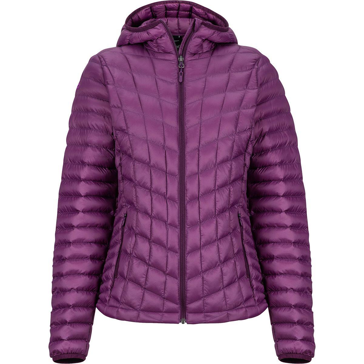 Marmot Synthetic Featherless Hooded Insulated Jacket in Dark Purple (Purple) - Lyst