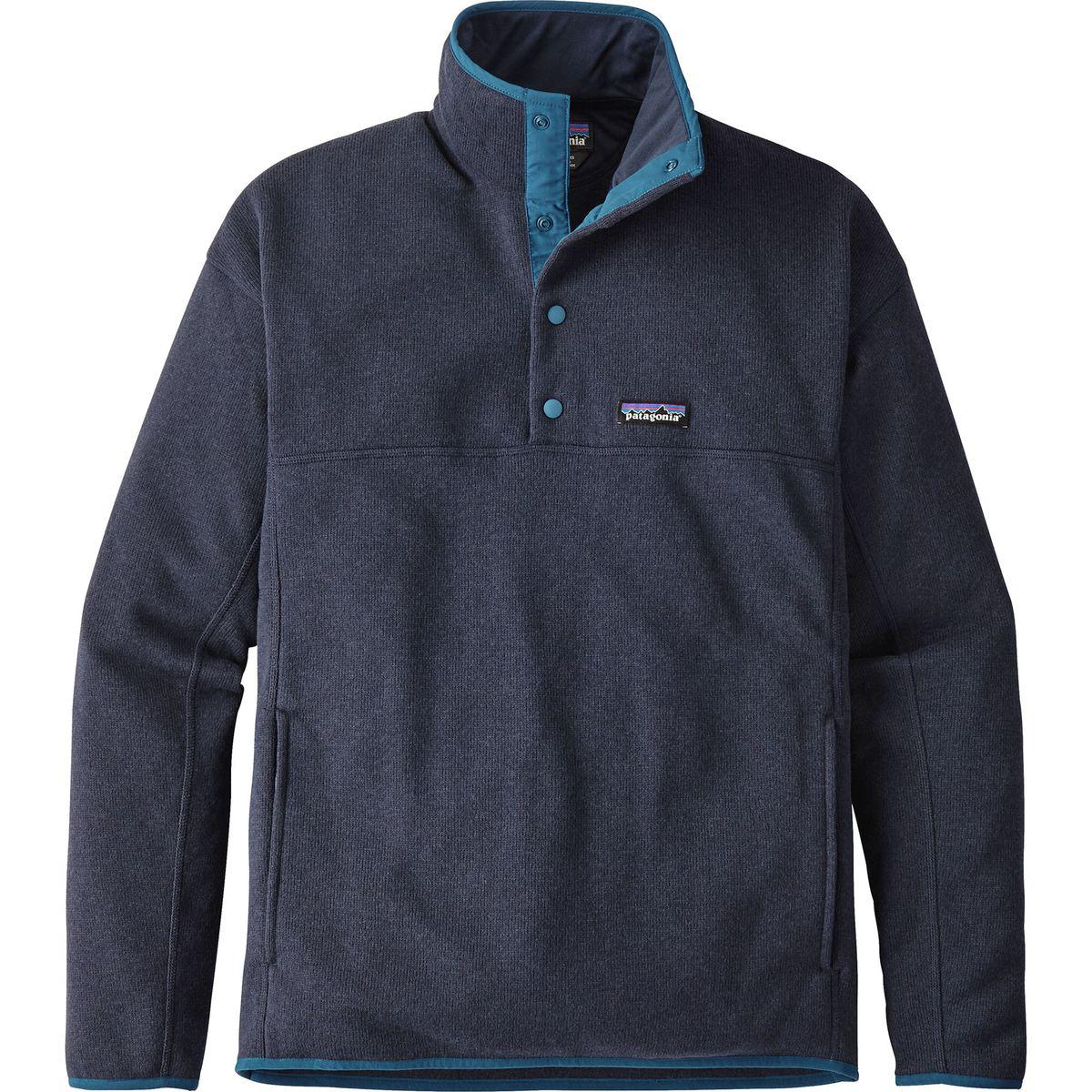 Patagonia Fleece Lightweight Better Sweater Marsupial Pullover in Navy ...