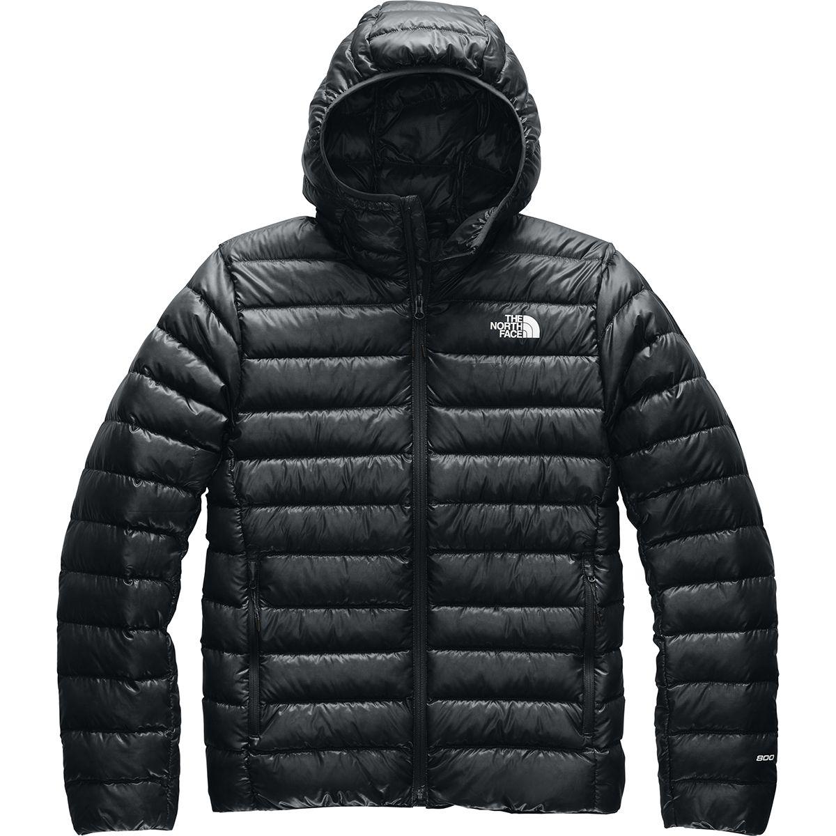 The North Face Goose Sierra Peak Down Hooded Jacket in Black for Men - Lyst