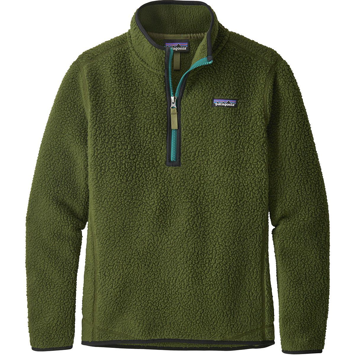 Lyst - Patagonia Retro Pile 1/4-zip Fleece Jacket in Green