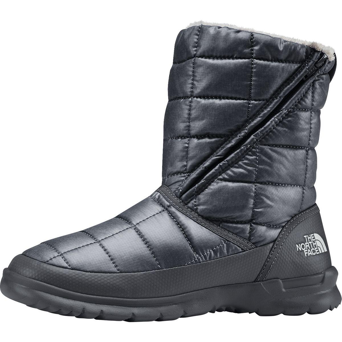 The North Face Fleece Thermoball Microbaffle Zip Bootie In Gray Lyst 9777