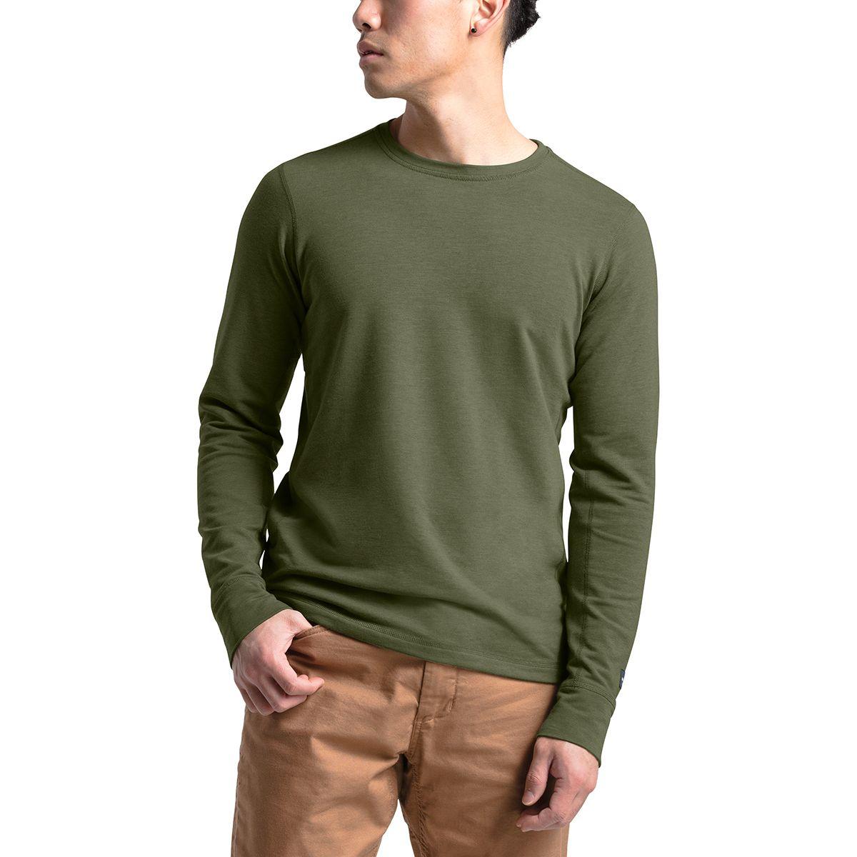 north face olive t shirt