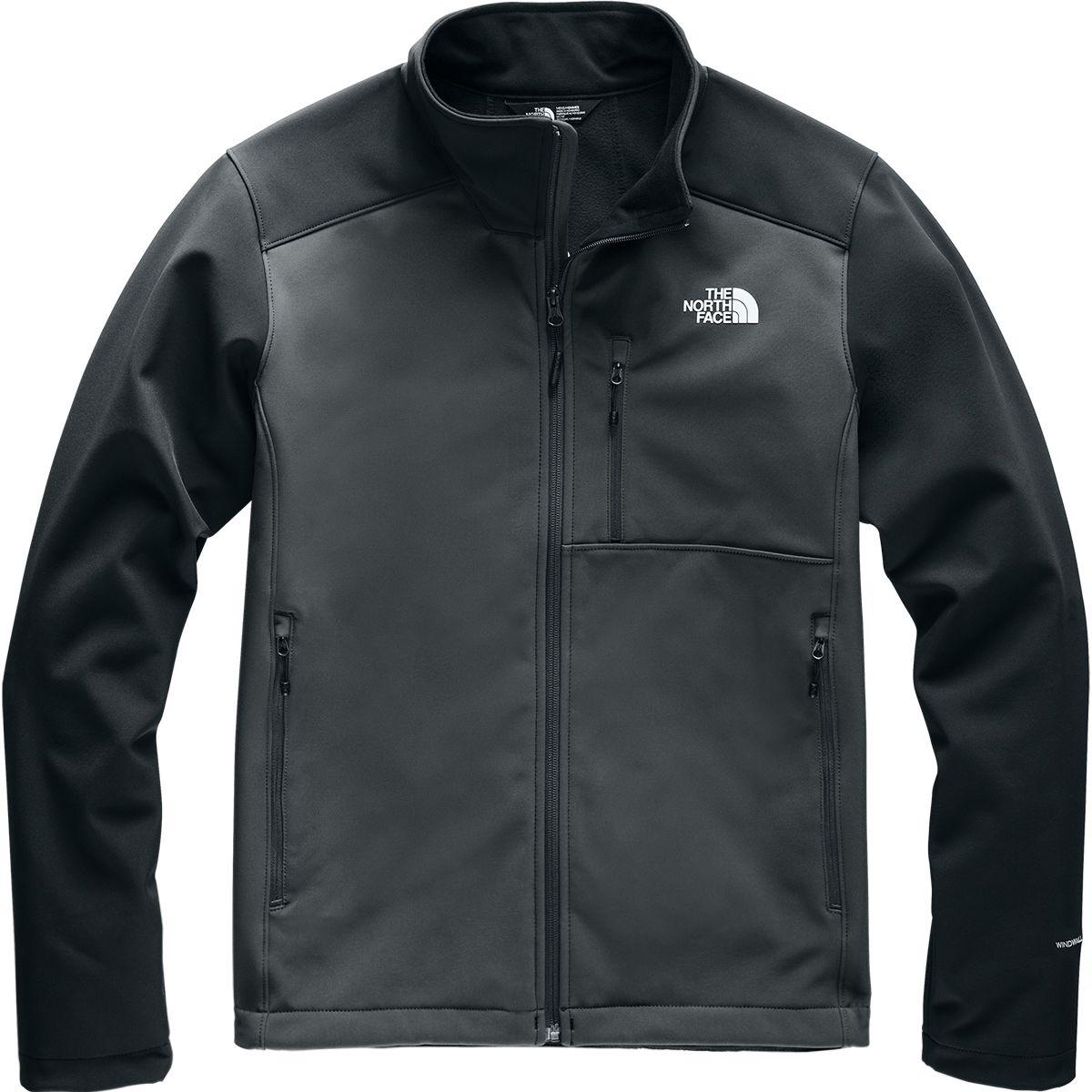 The North Face Fleece Apex Bionic 2 Softshell Jacket in Black for Men ...