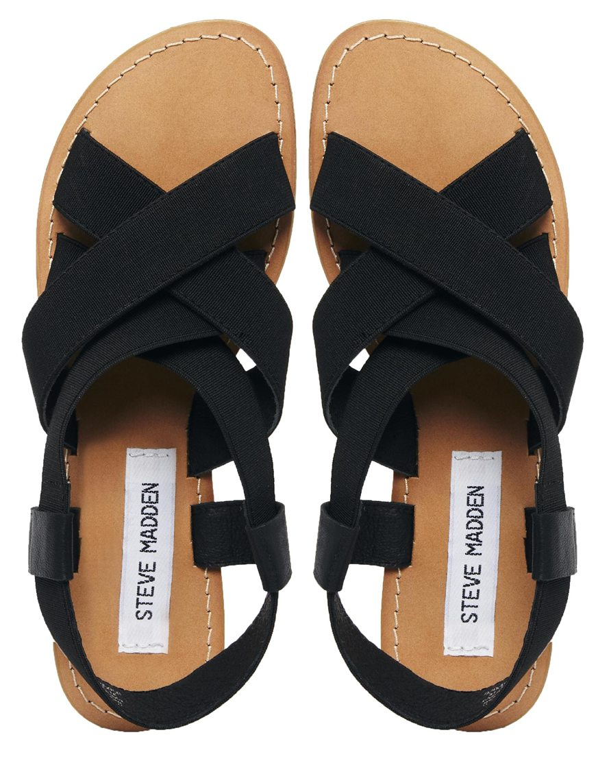 black strappy sandals steve madden