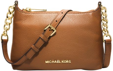 Michael Michael Kors Bedford Chain Strap Across Body Handbag in Brown ...
