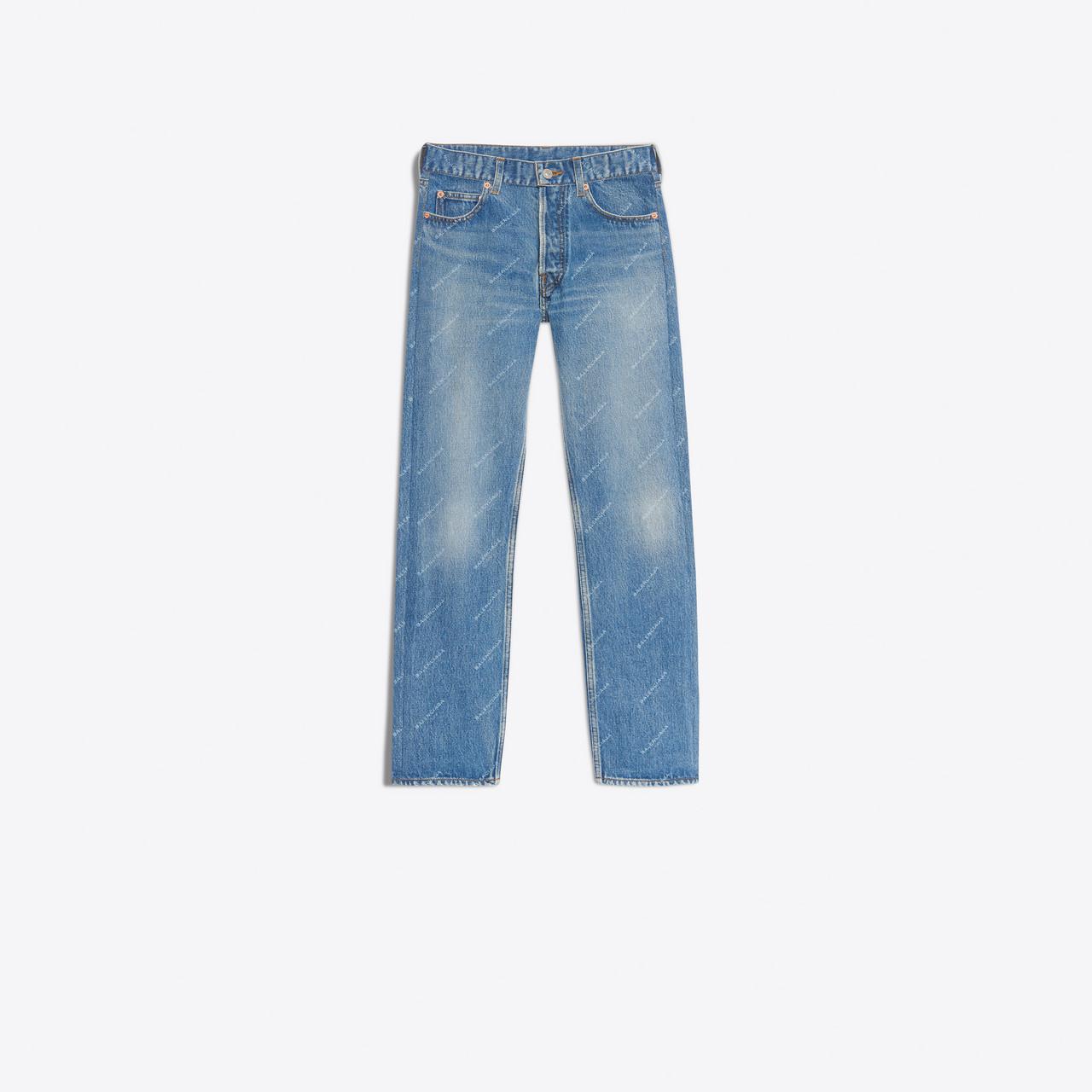 balenciaga monogram jeans