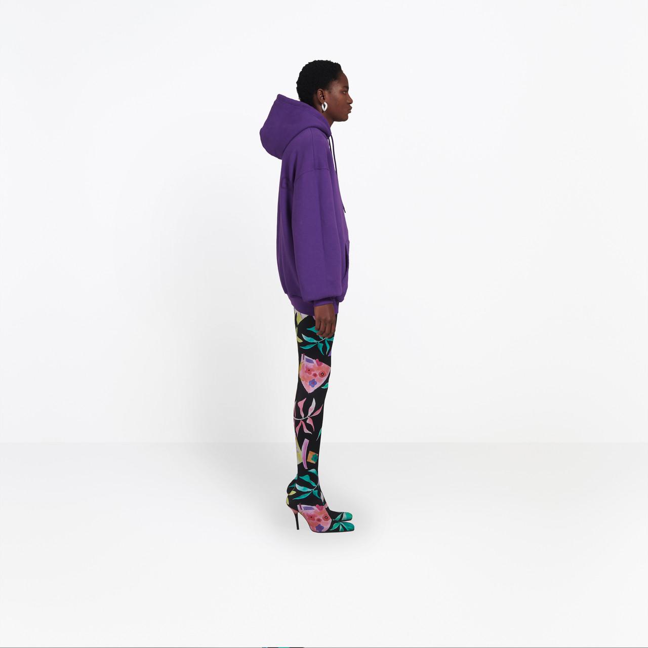 balenciaga hoodie womens purple