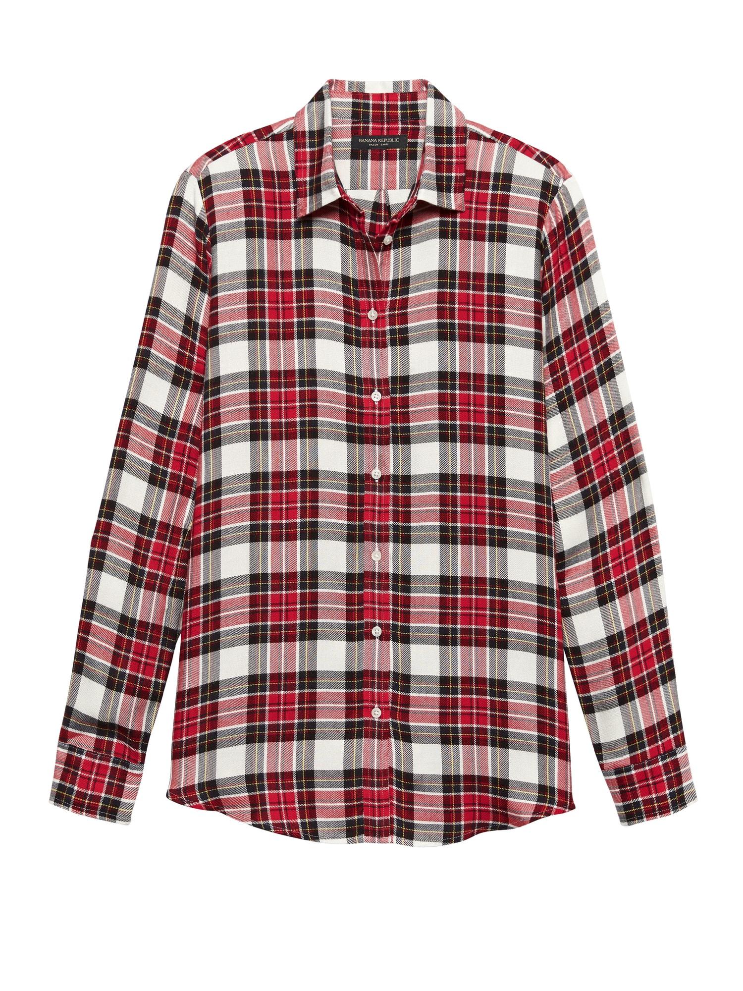 flannel shirts banana republic