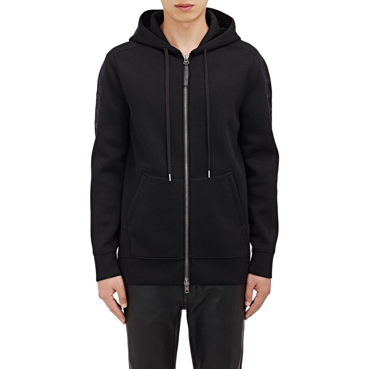 helmut lang neoprene hoodie