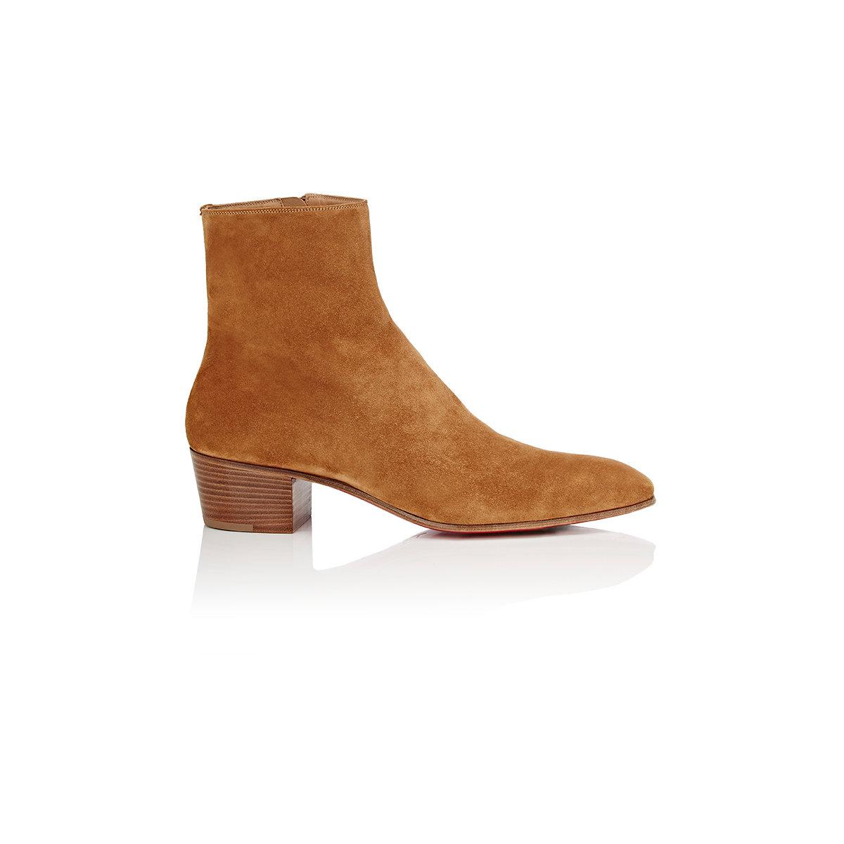 christian louboutin beige suede boots christian louboutin beige suede boots
