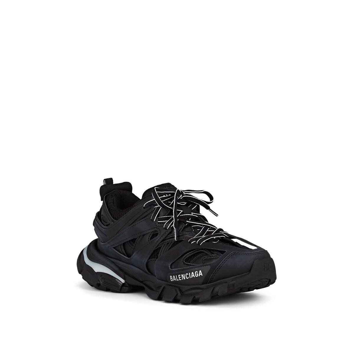 Balenciaga Leather Led Track Sneakers in Black - Lyst