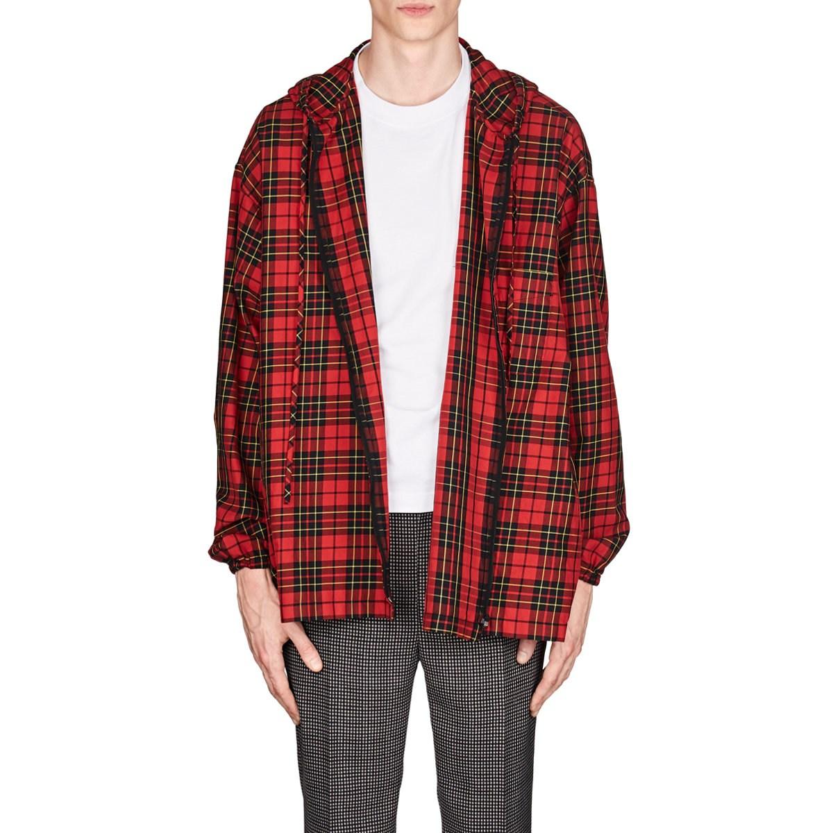 balenciaga flannel mens