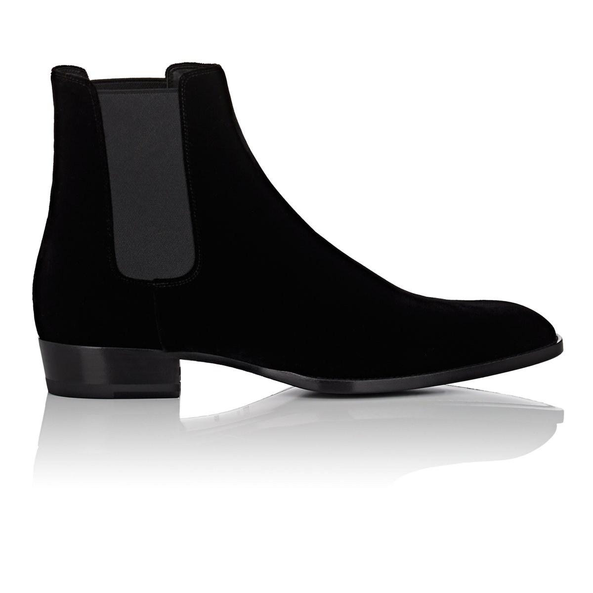 saint laurent men's wyatt chelsea boots