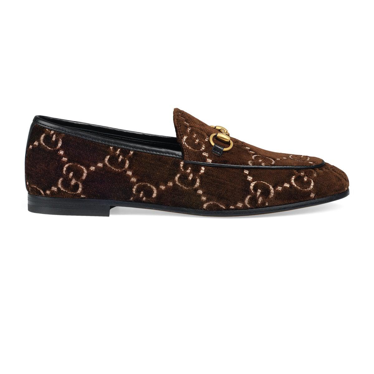 gucci brown jordaan loafer