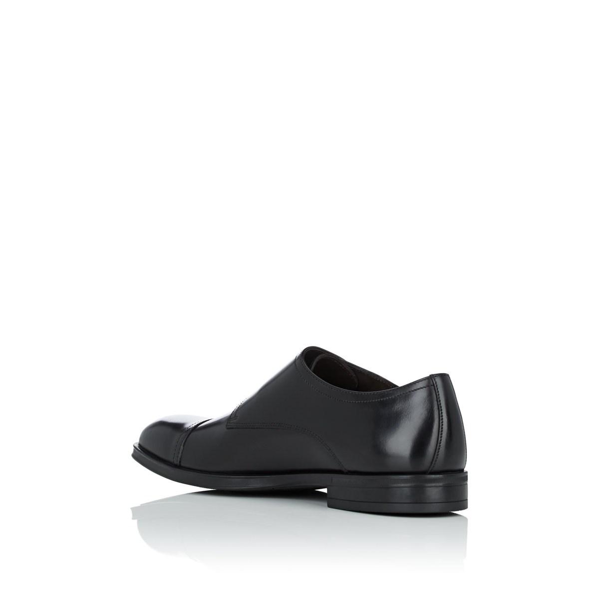 Bruno Magli Zenda Leather Doublemonkstrap Shoes in Black