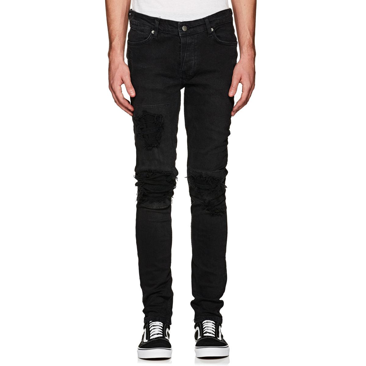 Ksubi Van Winkle Distressed Jeans in Black for Men | Lyst