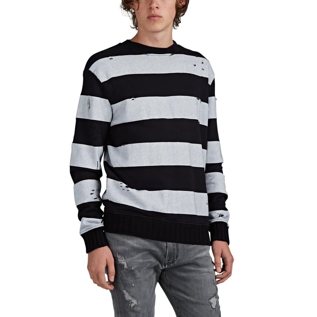 amiri distressed sweatshirt