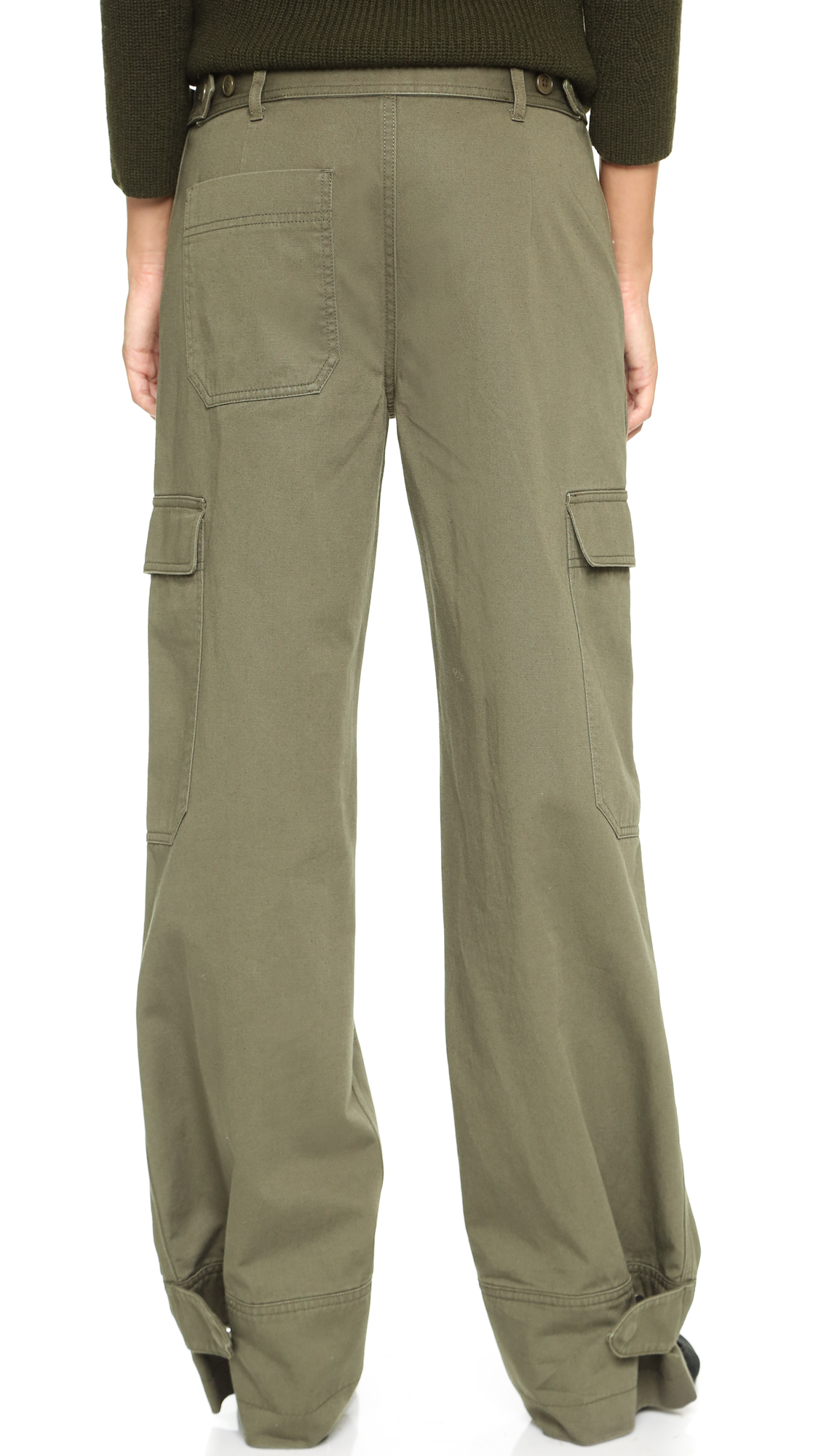 Helmut Lang Cargo Pants - Olive in Green - Lyst