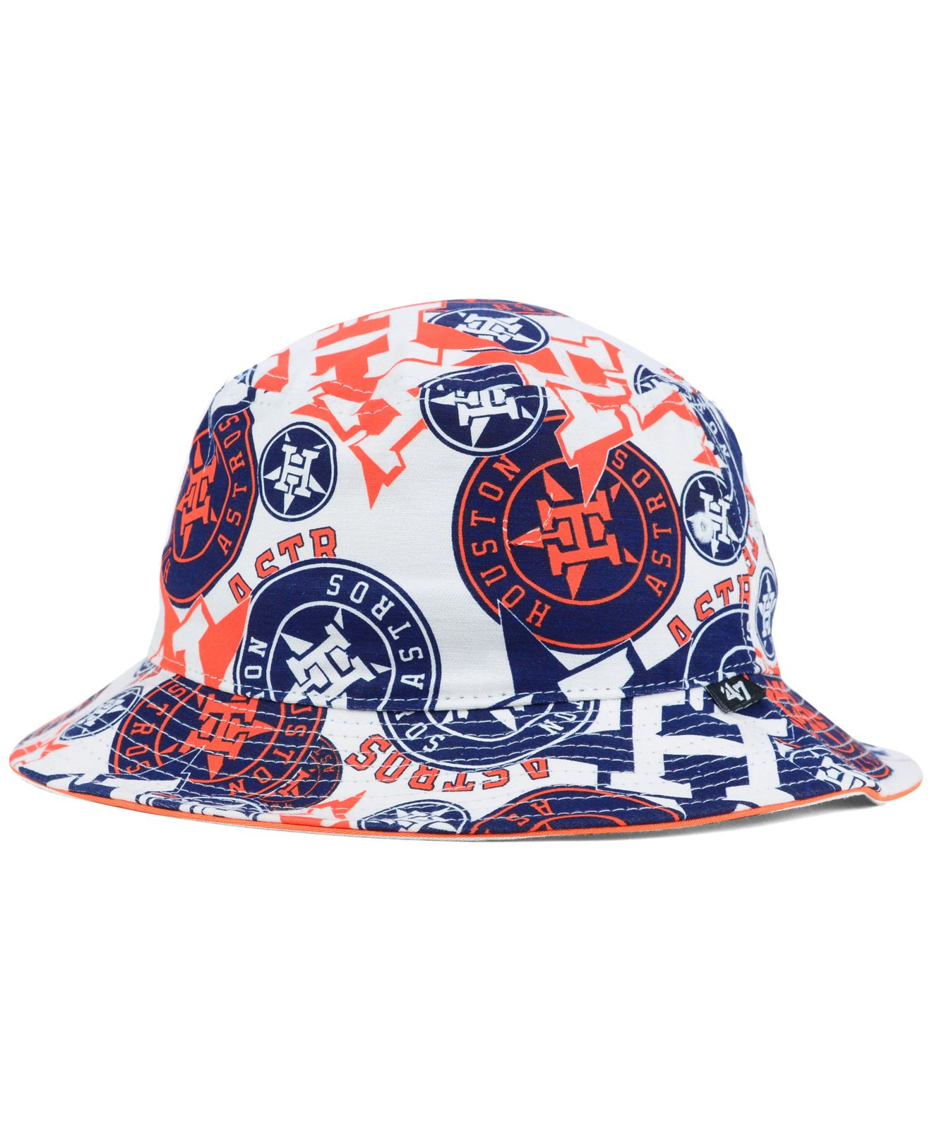47 brand Houston Astros Bravado Bucket Hat in White for Men Lyst