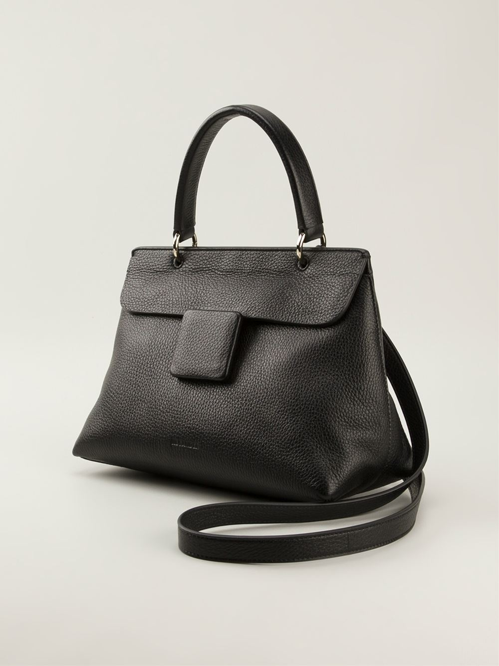 Jil Sander Medium 'Lady J' Shoulder Bag in Black - Lyst