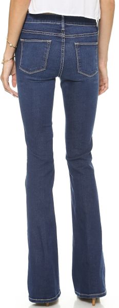 Frame Denim Le High Flare Jeans - Benedict Canyon in Blue (Benedict ...