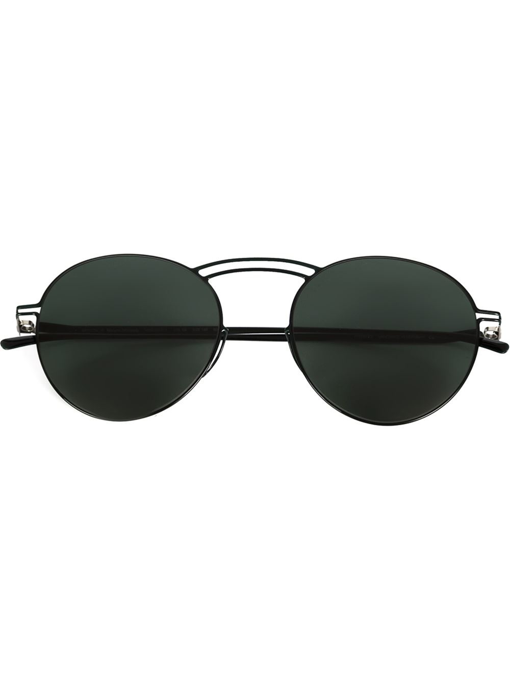 Mykita Oval Frame Sunglasses In Black Lyst