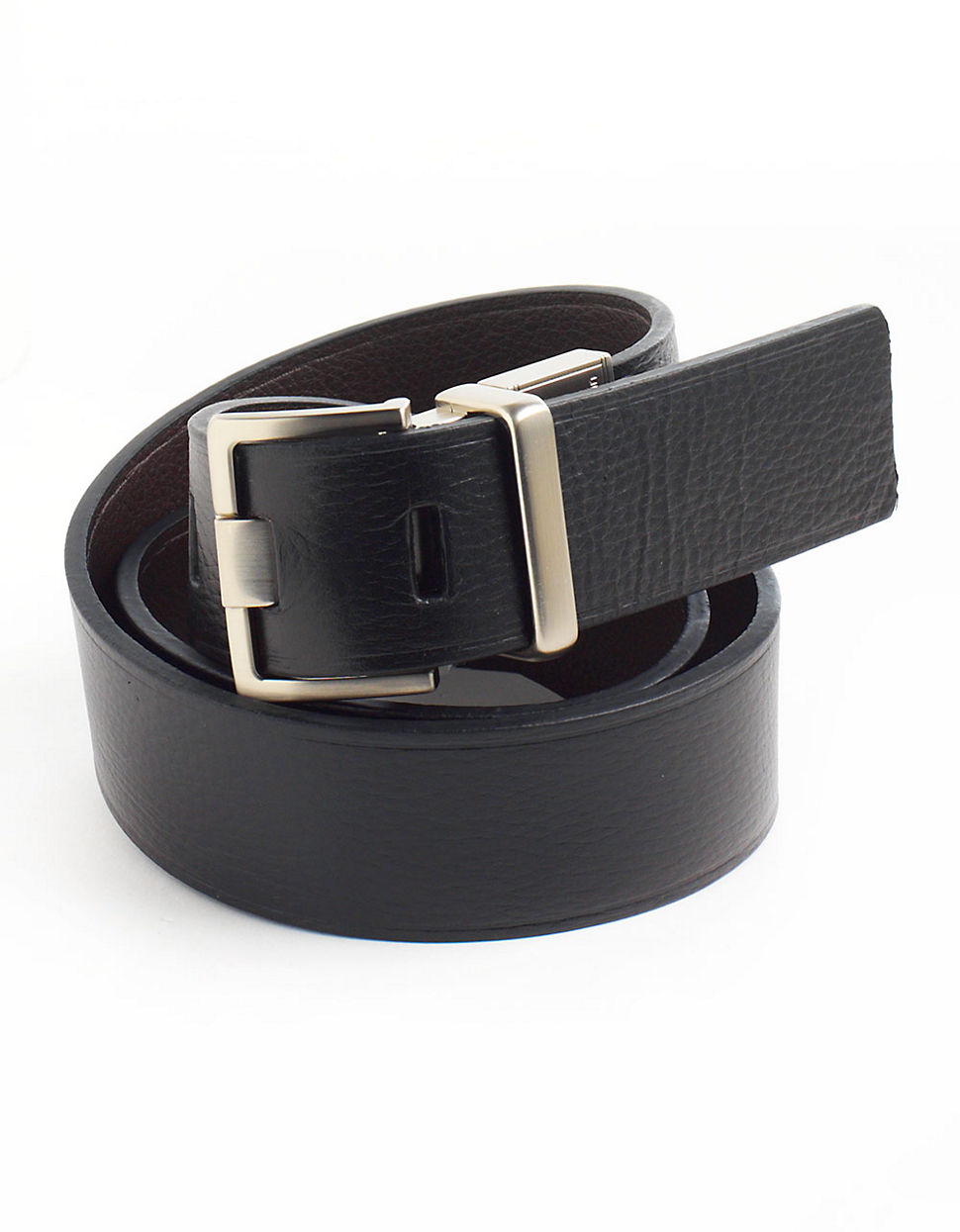 Calvin klein Reversible Leather Belt in Black for Men | Lyst