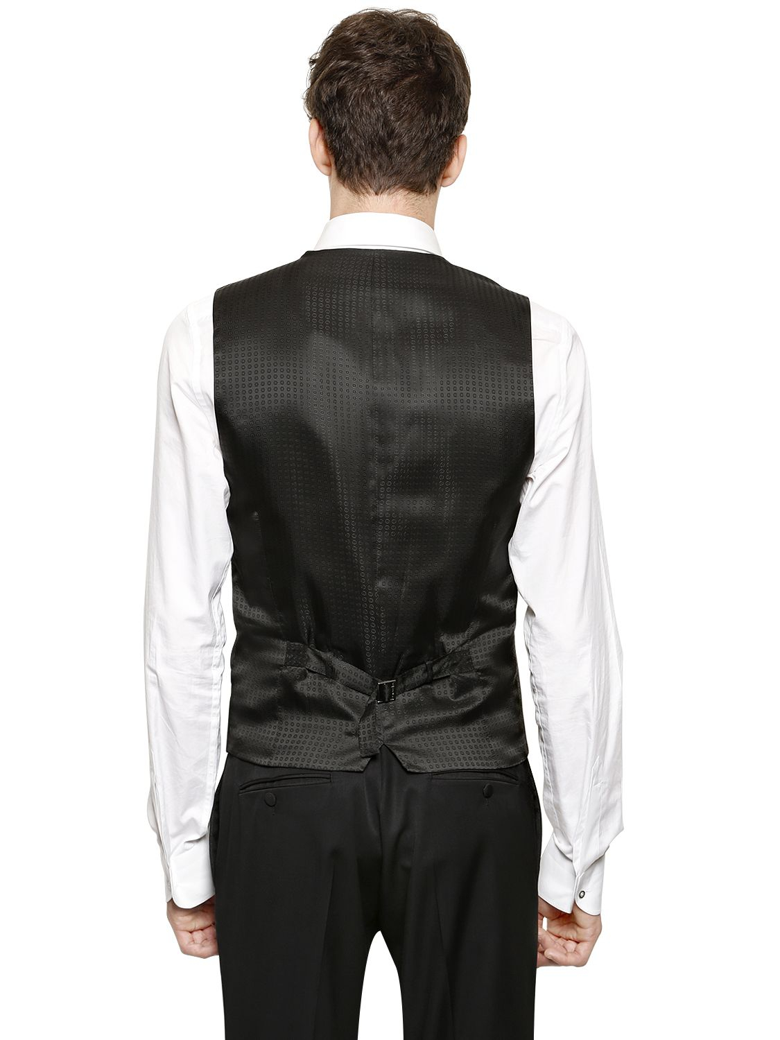 Lyst - Dolce & Gabbana Wool Gabardine 3 Piece Suit in Black for Men