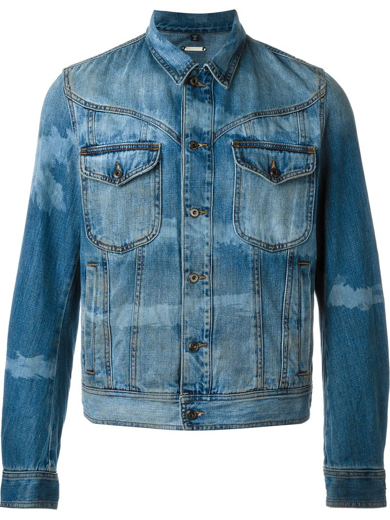 Just Cavalli Denim Jacket in Blue for Men - Lyst