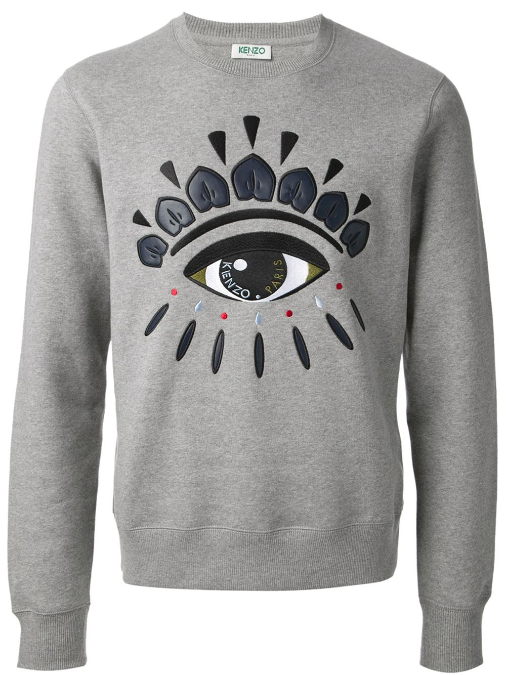Lyst - Kenzo Embroidered Eye Sweatshirt in Gray for Men
