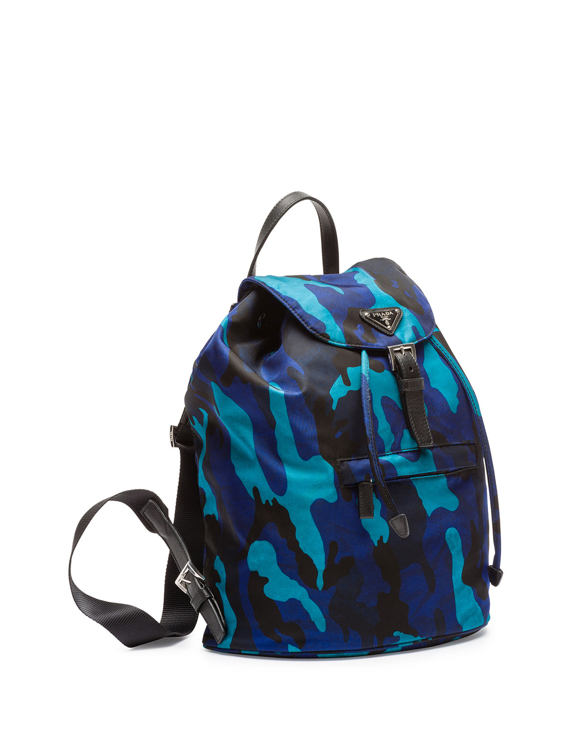 Prada Tessuto Camouflage Backpack in Blue (ROYAL BLUE) | Lyst  