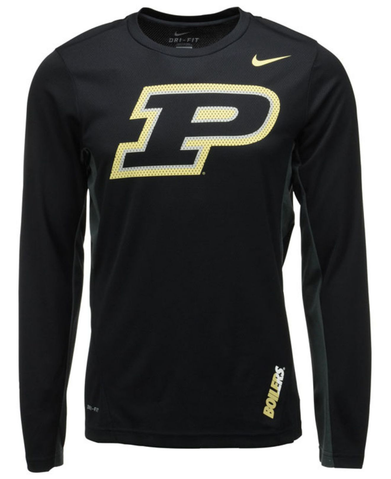 Nike Men's Long-sleeve Purdue Boilermakers Vapor Performance T-shirt in ...