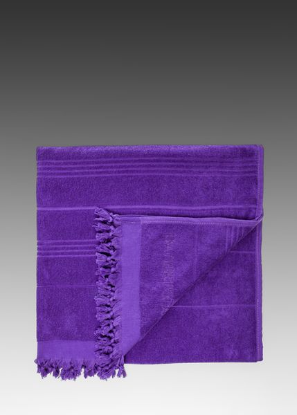 Lisa Marie Fernandez Beach Towel in Purple (Purple Terry) | Lyst