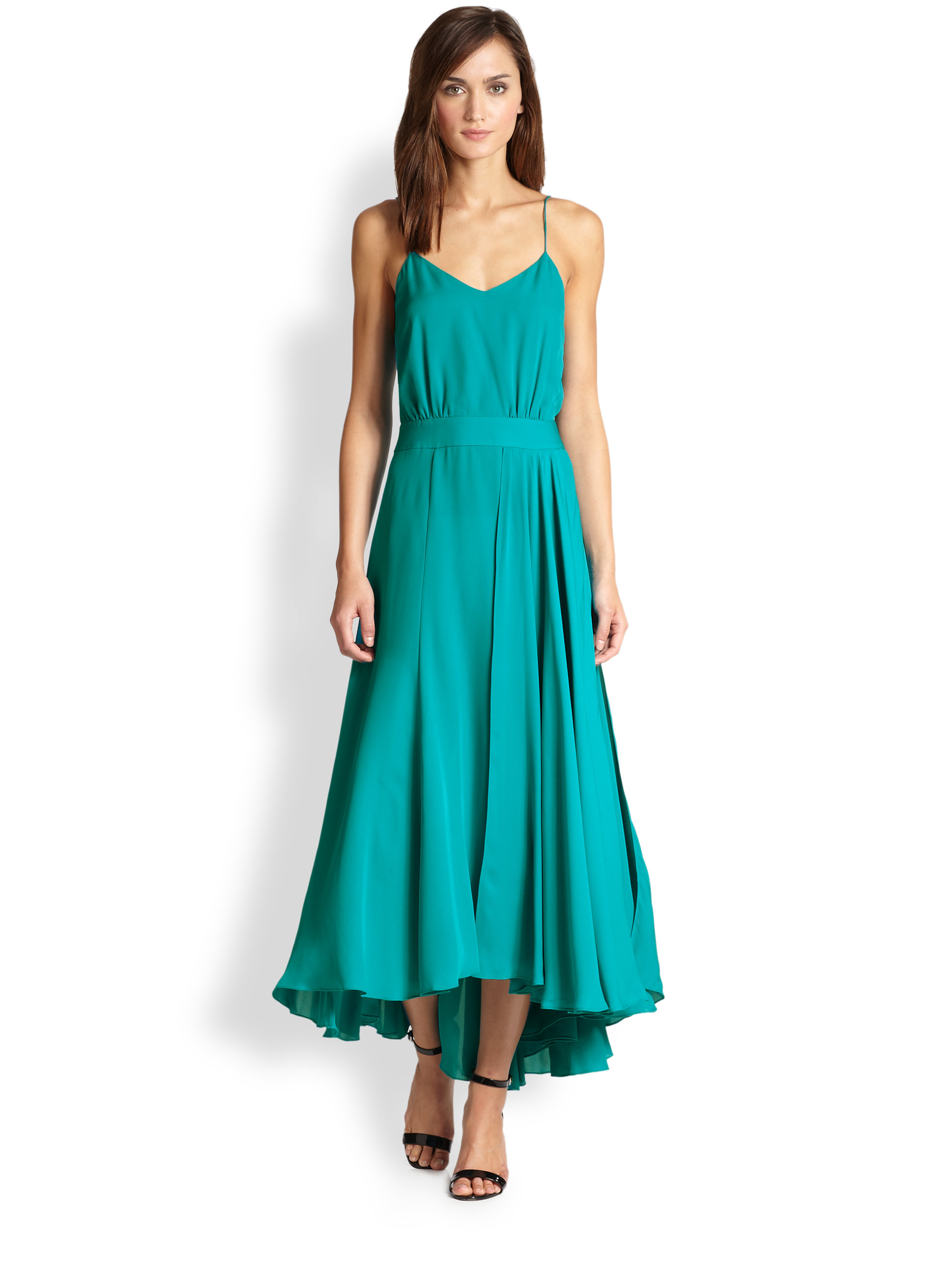silk georgette gown